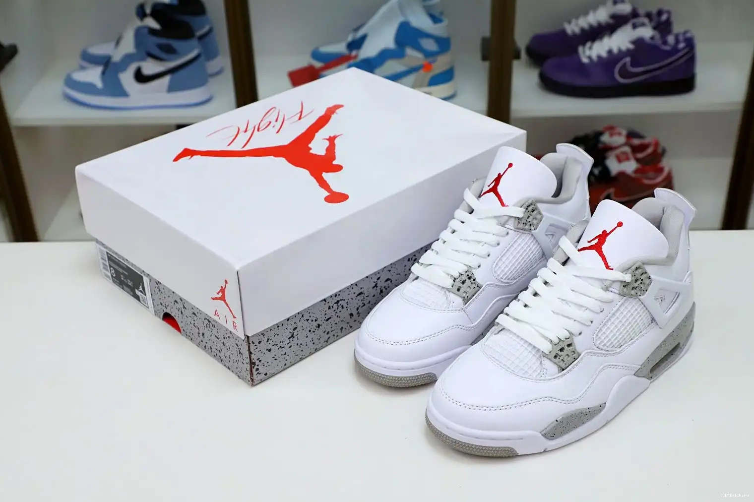 RETRO 4 OREO' 'WHITE AIR JORDAN Kimikick 0505
